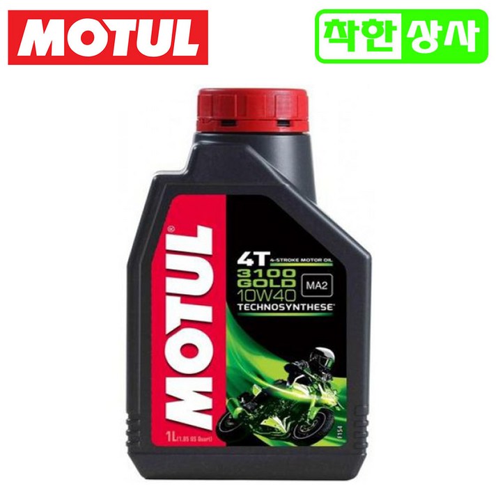 [정품] MOTUL 모튤 3100 10W40 합성유 오토바이 스쿠터 엔진오일 12429606