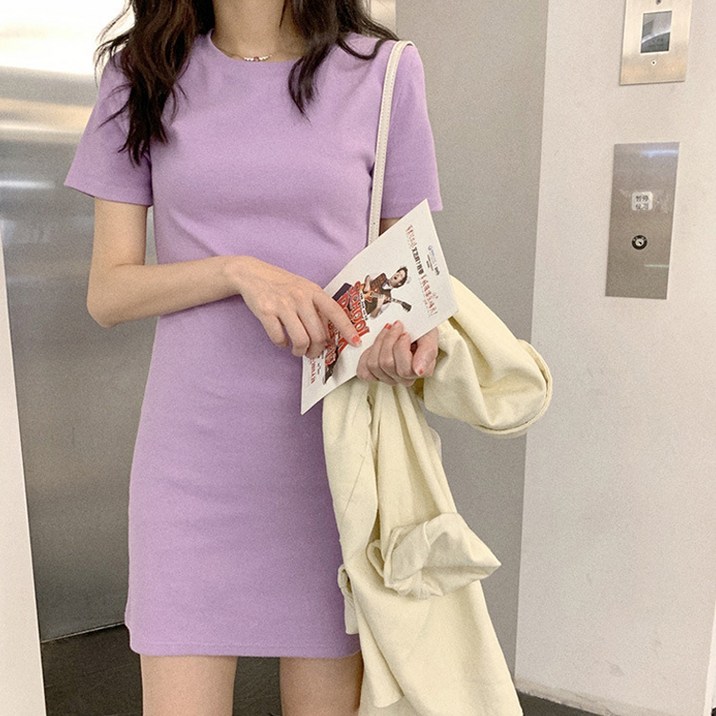 보나라온 A라인 심플 원피스 빅사이즈 포함