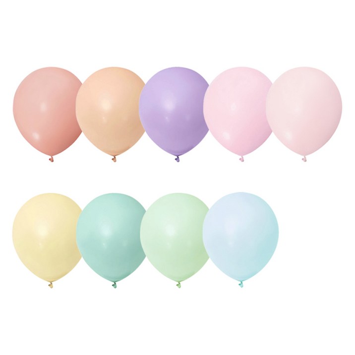 마카롱 풍선 30cm 50p 세트
