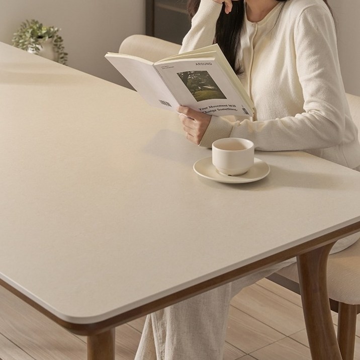 보니애가구 교체용 세라믹 포세린 식탁테이블 상판 스몰라운드 1400 x 800 mm 방문설치
