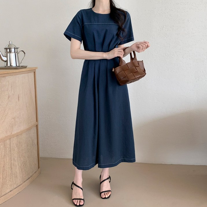 페이퍼먼츠 베르디 핀턱 라인 여름 원피스 10894