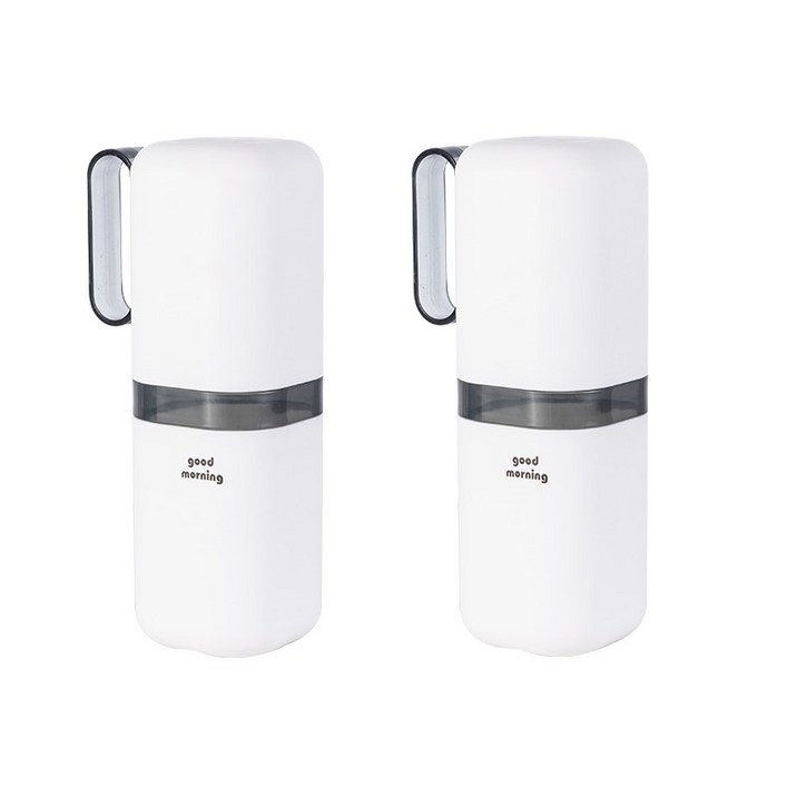 에브리샤인 휴대용 여행용 양치컵 치약 칫솔 보관케이스 1+1