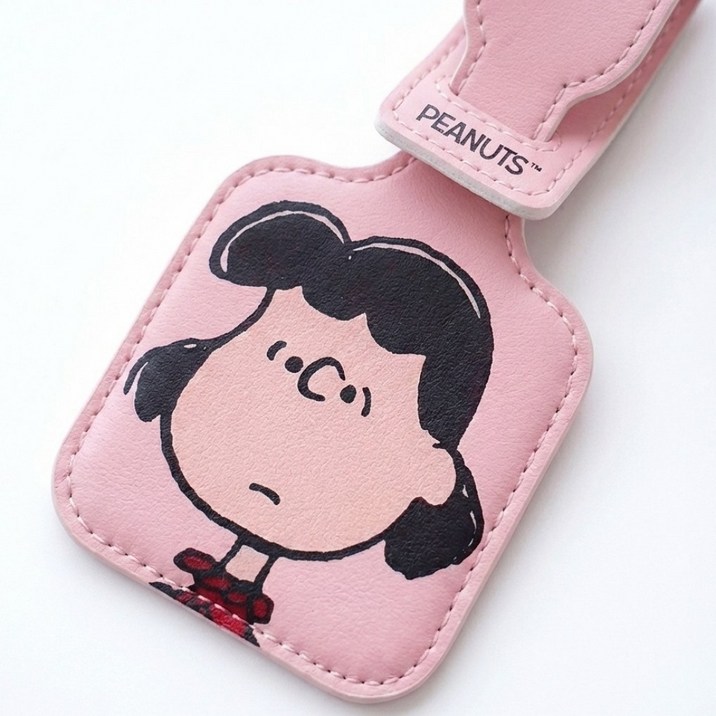 피너츠 X 큐랑 스누피 캐리어 네임택 러기지택