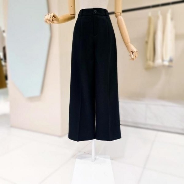 데스틸 D2513PT0999_핀턱 와이드 팬츠