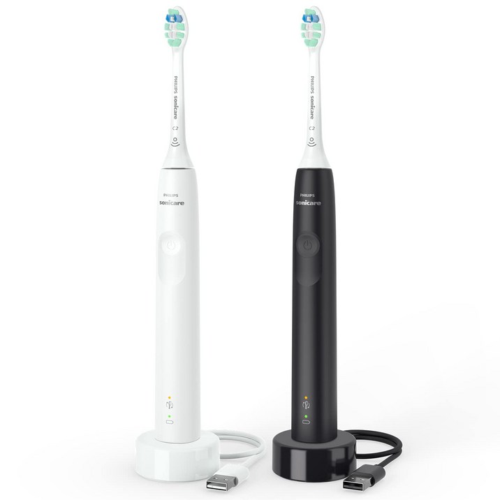 [Amazon.co.jp 한정] 필립스 소닉 케어 3100 시리즈 2 개들이 모델 (HX367524)