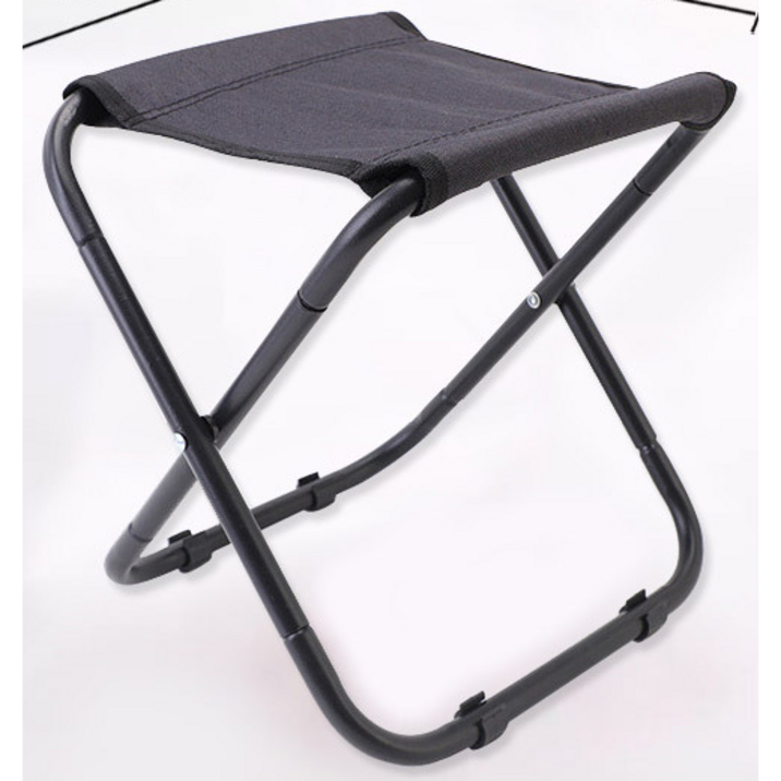 등산의자 낚시의자 휴대용 접이식 간이 초경량 캠핑의자, 1개, 특대형 블랙 7554225805