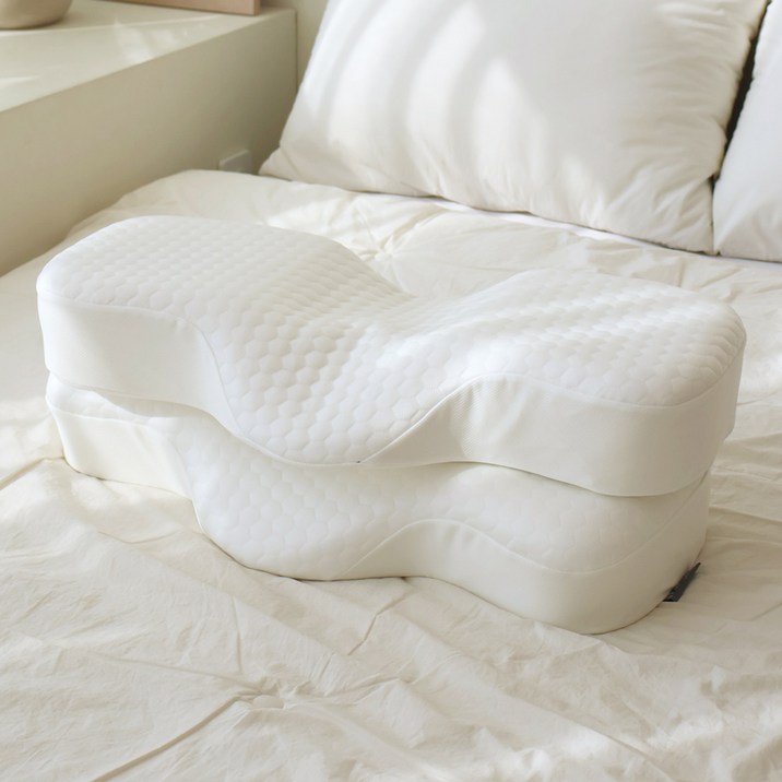 베네폼 메모리폼 듀얼 플러스 모달 삼중직 베개, 냉감 화이트, 1개