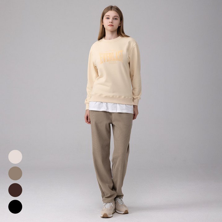 에버라스트 여성 코듀로이 팬츠 밴딩 골덴바지