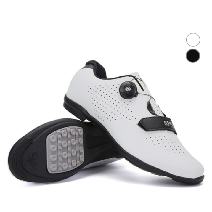 서브22 자전거 초경량 평페달 슈즈 사이클 신발, 260, 화이트