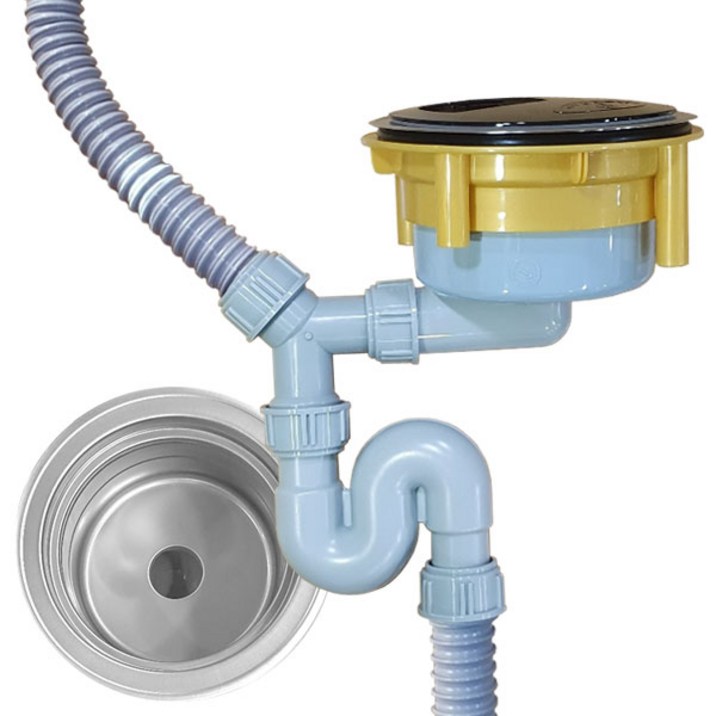 올스텐 배수구 싱크대배수구 트랩 배수구교체 세트 배수통 냄새 악취 해결, 1개