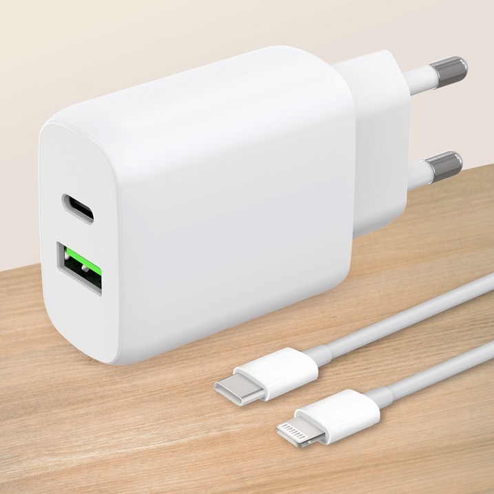 모잇 25W PD 고속 충전기 애플 아이폰 호환 C to 8핀 라이트닝 케이블 1.3m 모잇 25W PD 고속 충전기 애플 아이폰 호환 C to 8핀 라이트닝 케이블 1.3m