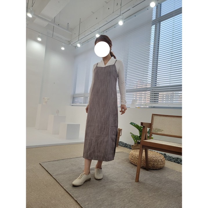 여성 가을 간절기 뷔스티에 트위드 옆트임 뒤짚업 디자인 날씬핏 데이트룩 청순룩 롱 원피스 2컬러 블랙,브라운
