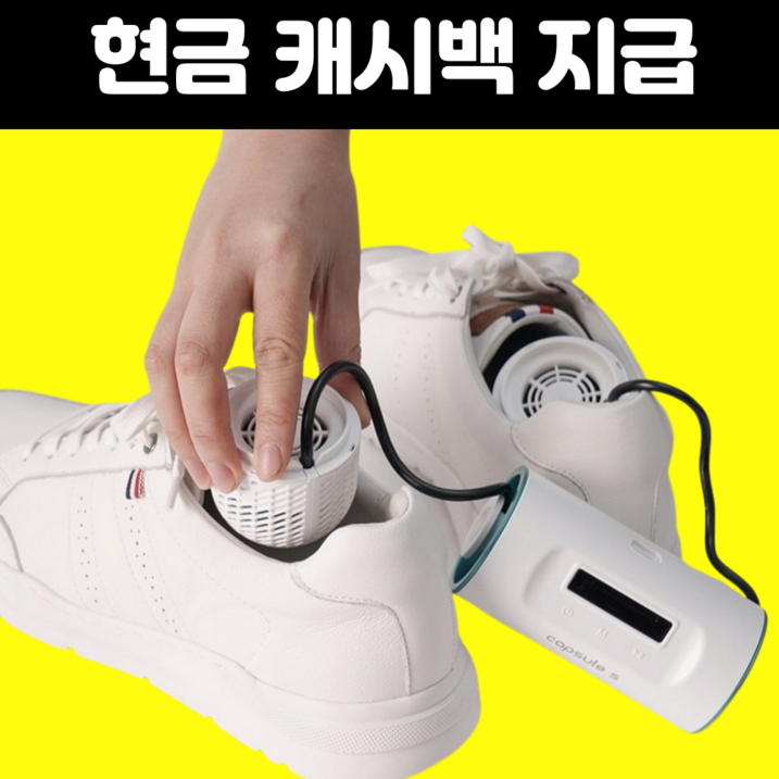 CapsuleS 신발 건조기 소독기 살균기 운동화 안전화 관리기 - 쇼핑뉴스
