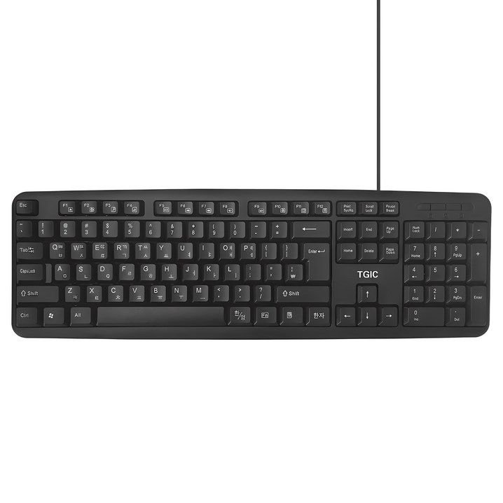 TGIC컴퓨터 TGCK1200U USB 유선 일반형 키보드 TGIC컴퓨터 TGCK1200U USB 유선 일반형 키보드