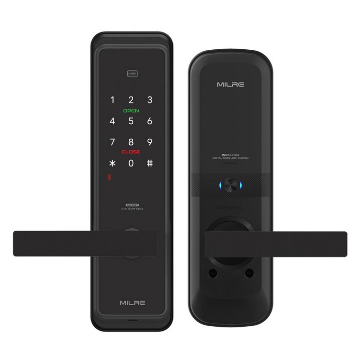 밀레시스텍 무타공 스마트 도어락, MEM57S, 방문설치