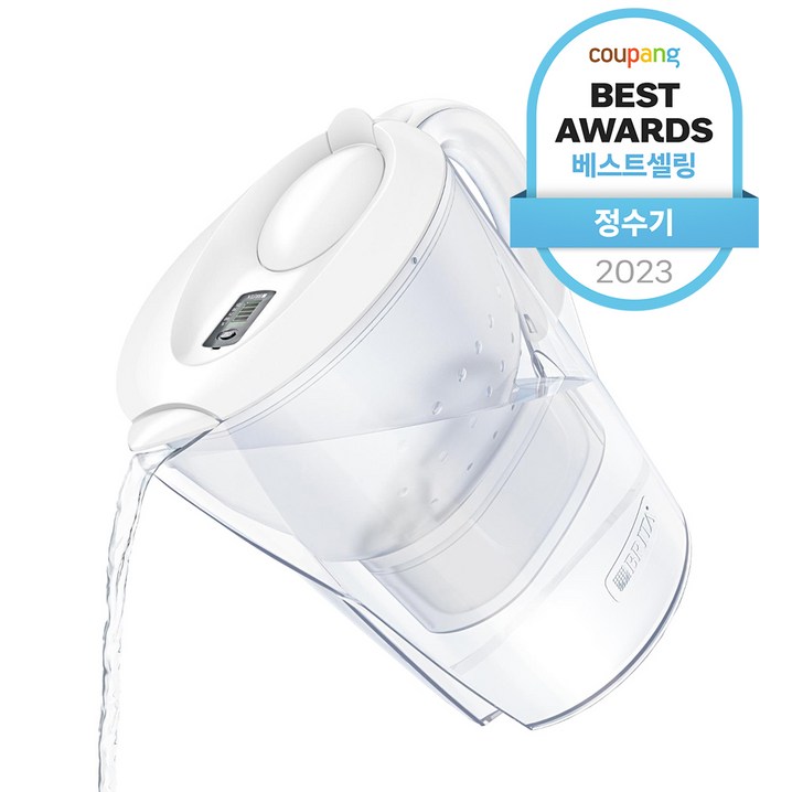 브리타 마렐라XL 화이트 3.5L한국형 필터1개 기본구성, 1개, Marella XL White 브리타 마렐라XL 화이트 3.5L한국형 필터1개 기본구성, 1개, Marella XL White