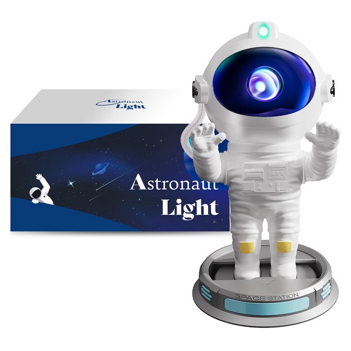 루아즈 LED 홈 인테리어 우주비행사 오로라 무드등