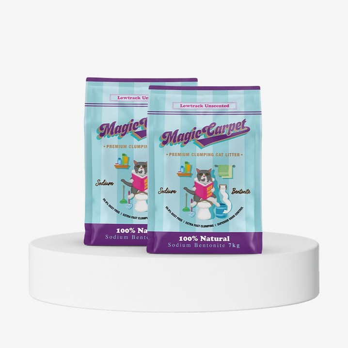매직카펫 오리지널 굵은입자로우트랙 7kg 고양이모래
