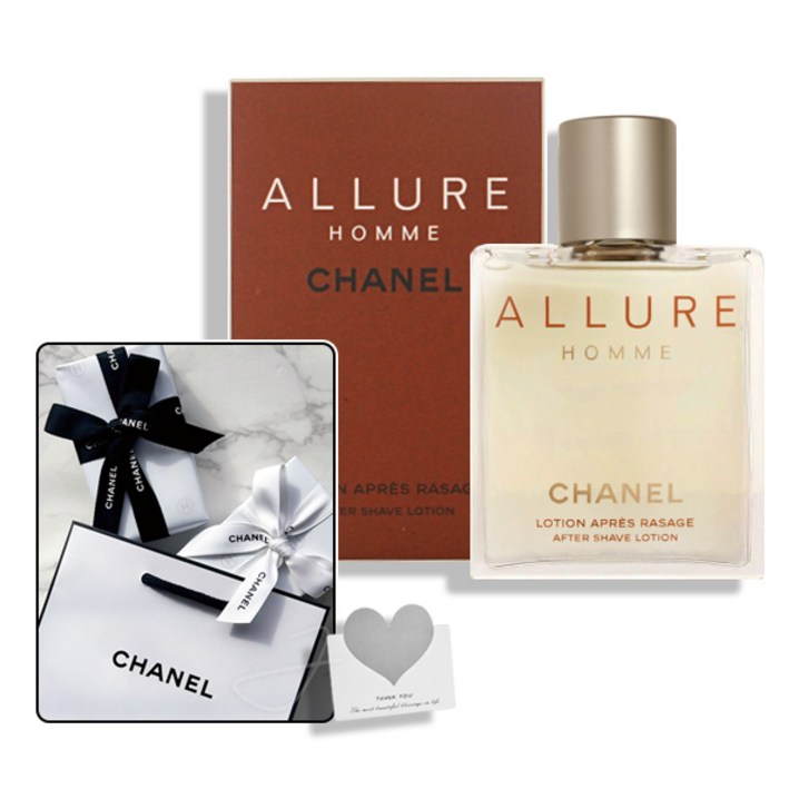 샤넬 알뤼르 옴므 스킨 애프터 쉐이브 로션 스킨타입 100ml 백화점 선물포장쇼핑백