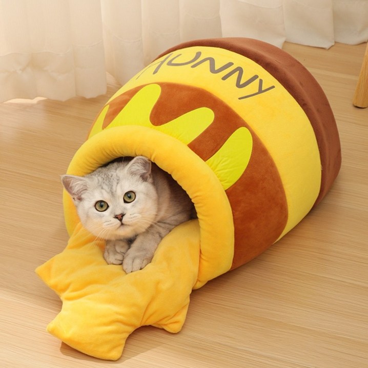 꿀단지 고양이 숨숨집 꿀단지 고양이 숨숨집