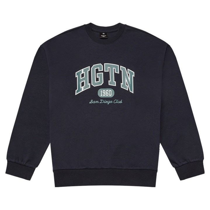 행텐틴즈 더블페이스 빅 로고 맨투맨