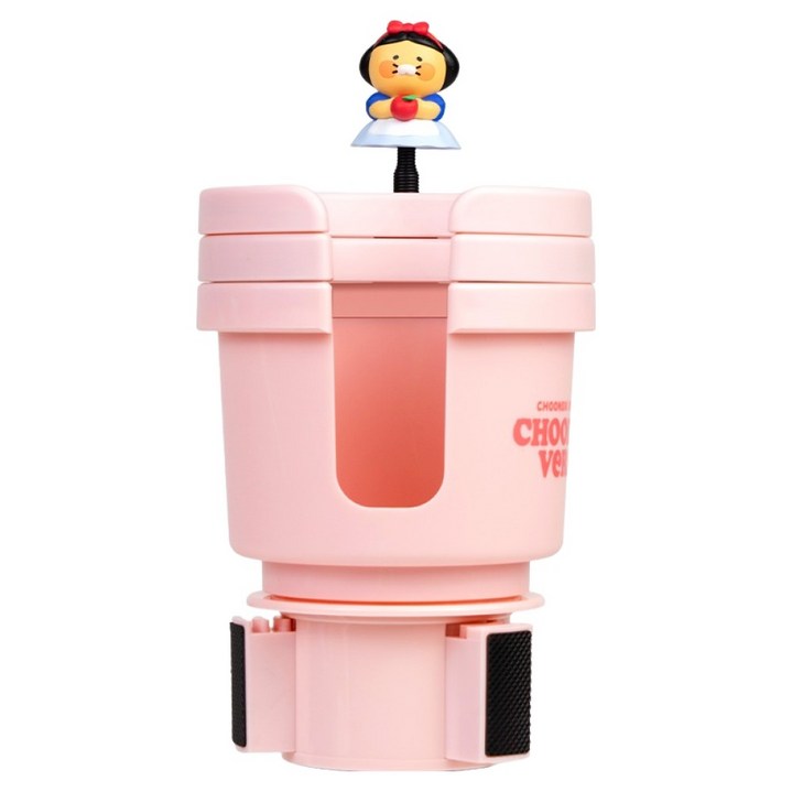 카카오프렌즈 춘식버스 3단 멀티 차량용 컵홀더, 백설춘식, 1개