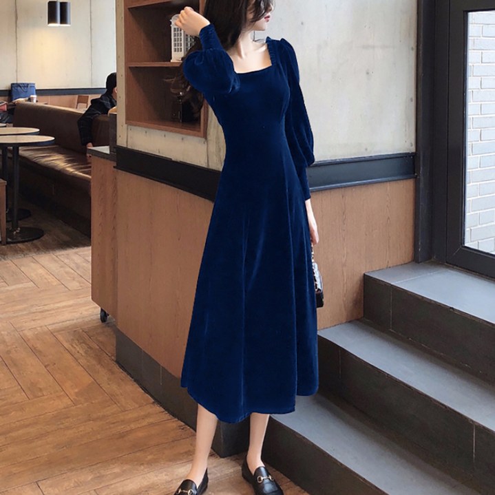 DM 고급미 벨벳 롱 원피스 빅사이즈 포함