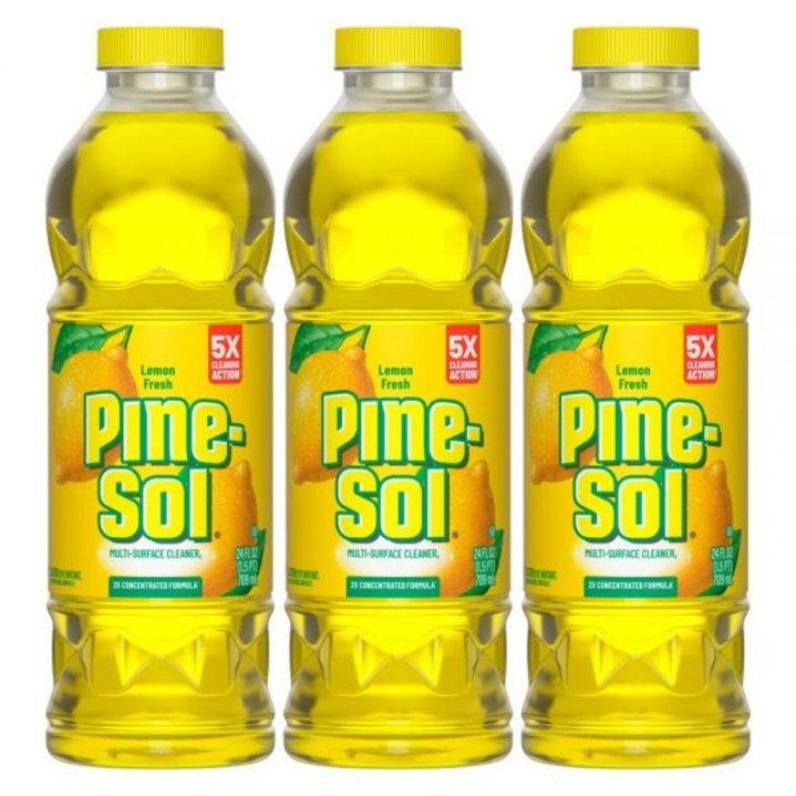 파인솔 멀티 다목적 다용도 클리너 세정 세척 청소 레몬 프레쉬 향 709ml 3개