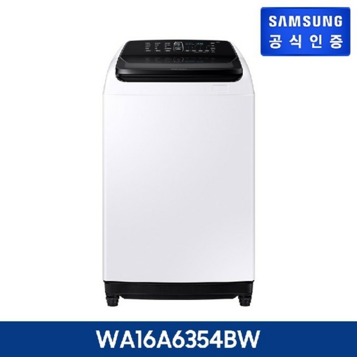 [삼성전자 가전] ○[16KG] 그랑데 통버블 세탁기 화이트[WA16A6354BW]