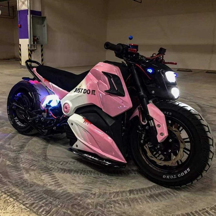 핑크바이크 바이크 레저용 125CC미니 오토바이 전기 출퇴근 교내