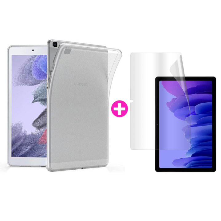 아야 갤럭시 탭 A7 라이트 (SM-T220 T225) lite 8.7 젤리 케이스 + 액정 보호필름, 1개