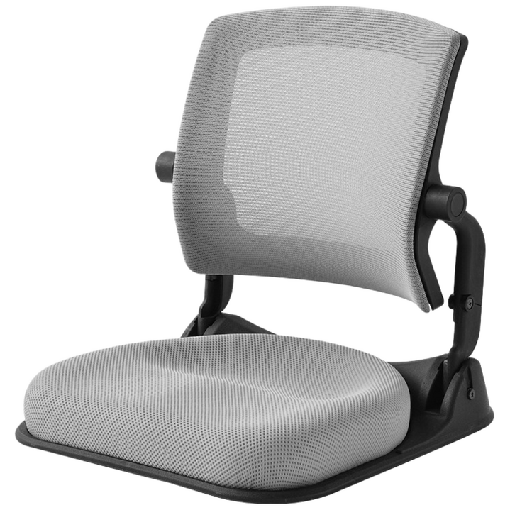 퍼백 PB-L1503 브리즈백 접이식 휴대용 좌식의자 일식집 다다미방 허리 편안한 바닥의자 블랙