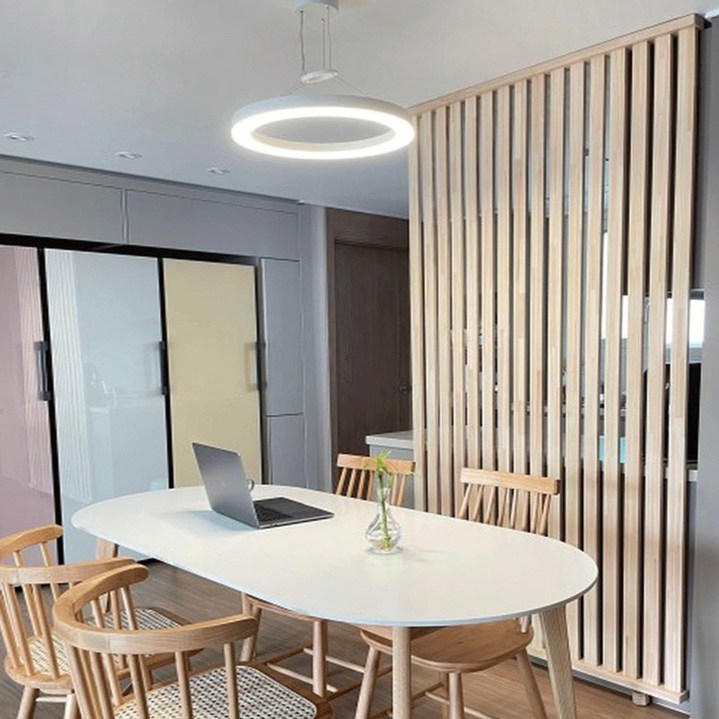 핀토리 스윙 원목 파티션 간살 가벽  공간분리 인테리어 이동식 칸막이 최대높이2550까지