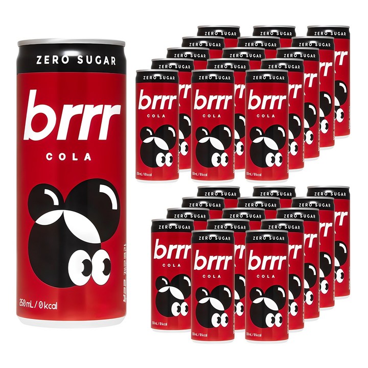 부르르 제로콜라, 250ml, 30개 부르르 제로콜라, 250ml, 30개