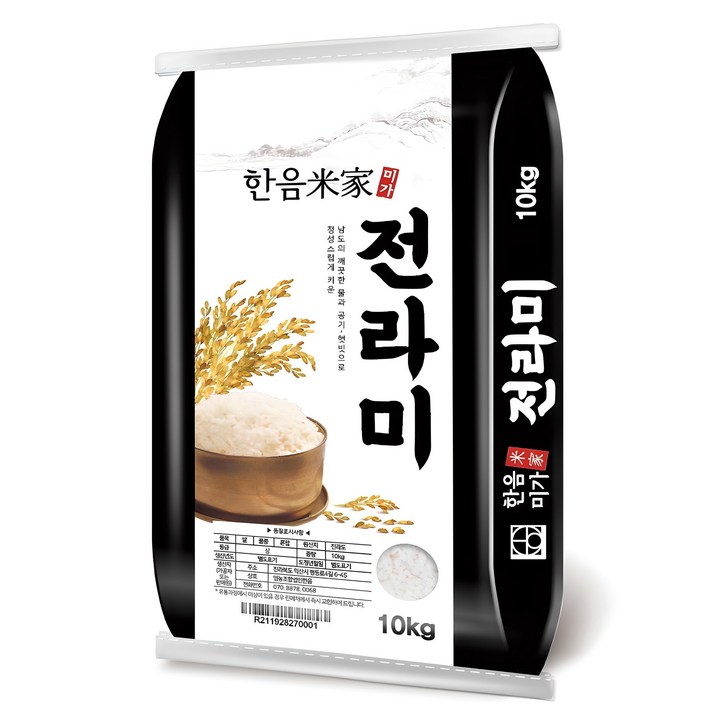 한음미가 2024년산 햅쌀 전라미 쌀 상등급, 10kg, 1개