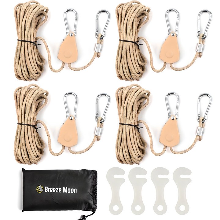 브리즈문 로프라쳇 4p  스트링 4p  야광후크 4p  파우치 세트