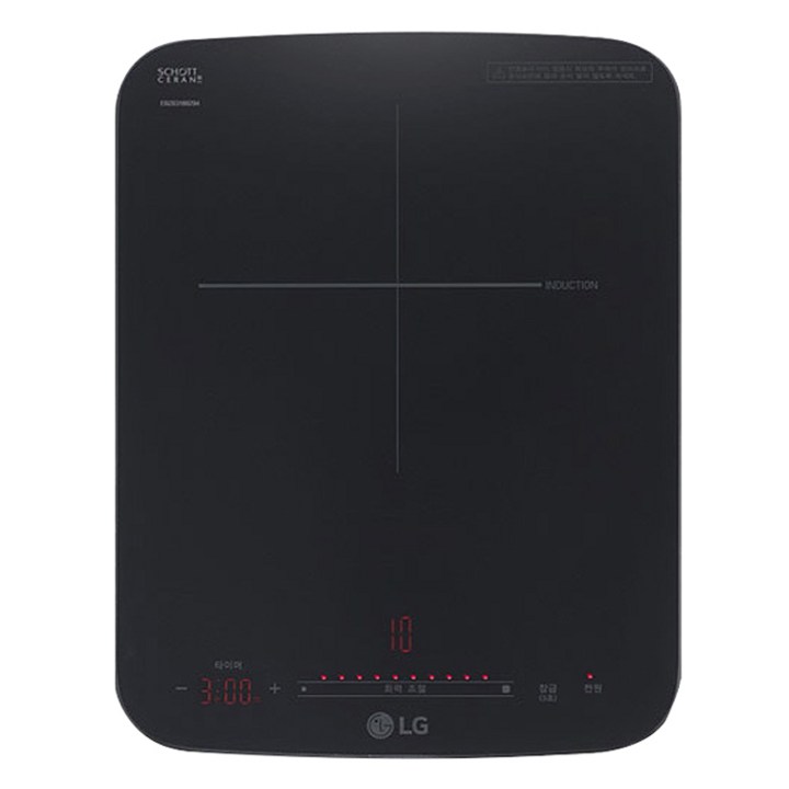 LG 디오스 포터블 인덕션 1구 전기레인지 실버 HEI1V9 LG 디오스 포터블 인덕션 1구 전기레인지 실버 HEI1V9