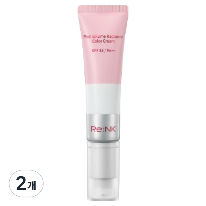 리엔케이 볼륨 래디언스 컬러크림 튜브형 30ml, 30ml, 2개, 핑크