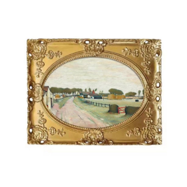 앤써 프랑스 복고풍 프레임 빈티지 그림 액자