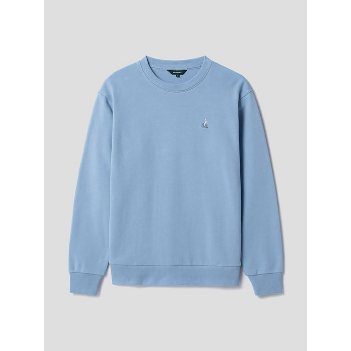빈폴레이디스셔츠 [그린 빈폴][Green BP] 스카이 블루 코튼 베이직 스웨트 셔츠 (BF2841N01Q)