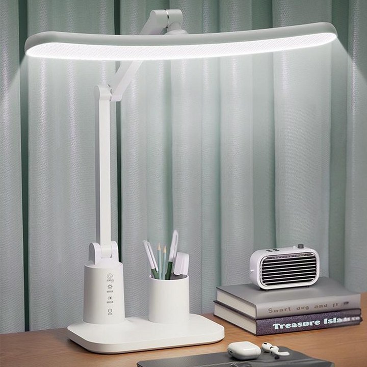 ALLILIO 스탠드 학습용 LED 와이드 스탠드 블루라이트 차단 시력보호 공부조명