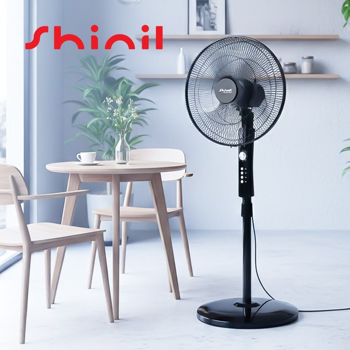 [국내생산] 신일 가정용 14인치 좌식 스탠드 선풍기 4엽날개 3단 35cm, SIF_BD16MKPDW