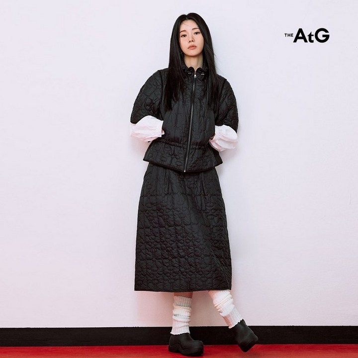 더엣지 THEATG [최초가79,900원]25FW 메종 퀼팅 스커트 916773