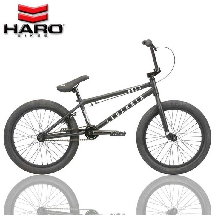 카본로드자전거 HARO BMX 스턴트 묘기자전거 액션 프리스타일 트랙 자전거, 100.3 블랙 프레임 20.5