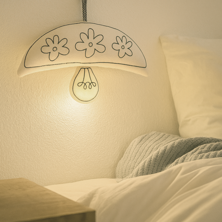 패브릭 LED 쿠션등 펫룸 강아지 아기 수유등 무드등 조명 쿠션조명