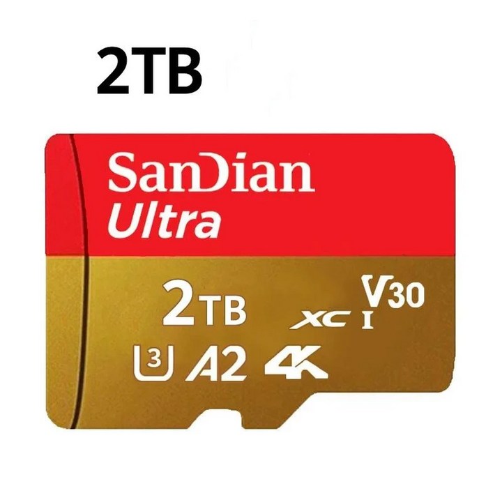 메모리카드 카드 클래스 메모리 A2 1TB 퀄리티 TF 고속 하이 비디오 휴대폰용 SD 2TB 10
