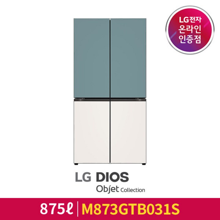 m873gbb031s [LG][공식판매점] LG 디오스 냉장고 오브제컬렉션 M873GTB031S (875L)