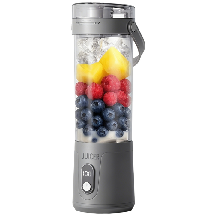 PYHO 휴대용 무선 믹서기 소형 블랜더 사무실이나 야외에서 모두 휴대하고 사용할 수 있어 USB 충전 전기 믹서컵 600ml