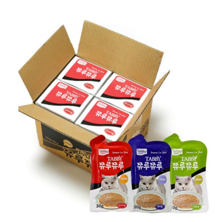 테비 쮸루쮸루 30g 48개 1박스 파우치