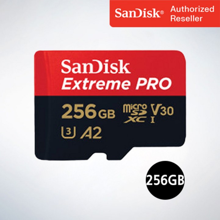 샌디스크 마이크로 SD 카드 SDXC Extreme Pro UHS-I 익스트림 프로 QXCD 256GB 20230804